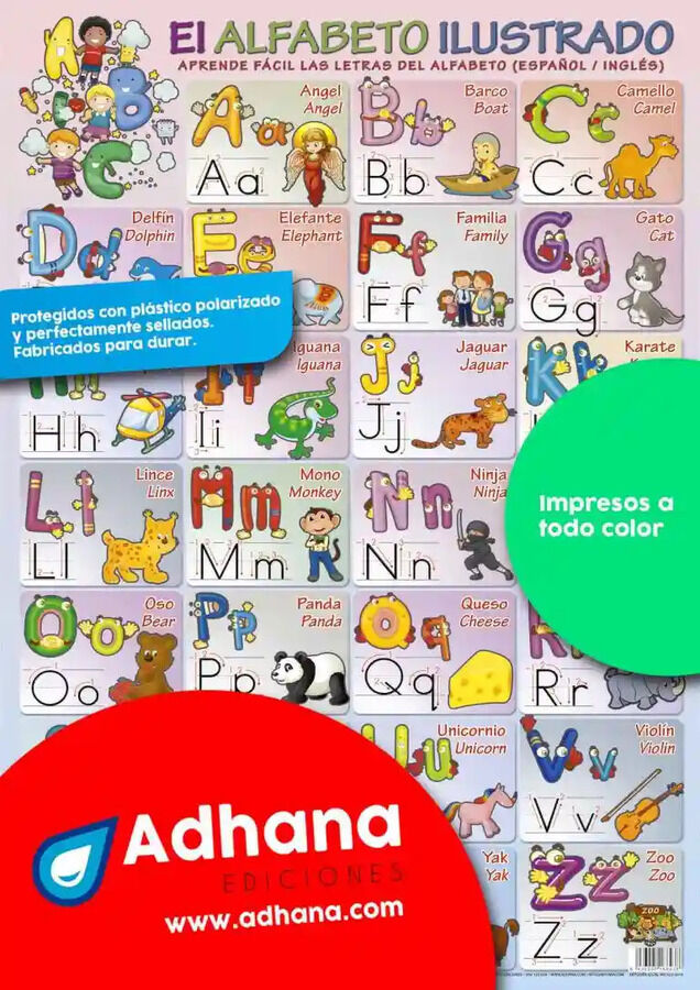 ADHA 35X50 Alfabeto Ilustrado