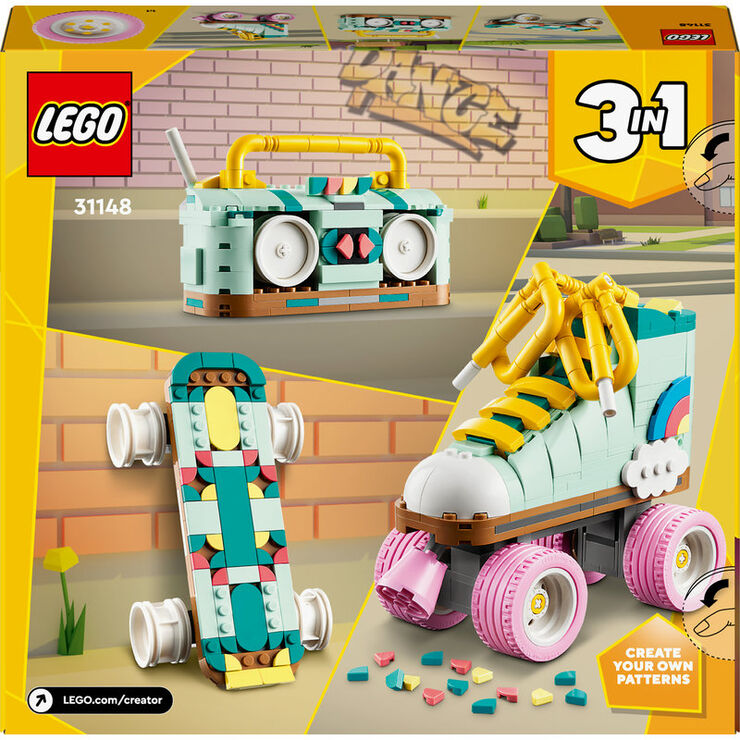 LEGO® Creator Patí Retro Convertible en Mini Monopatí 31148