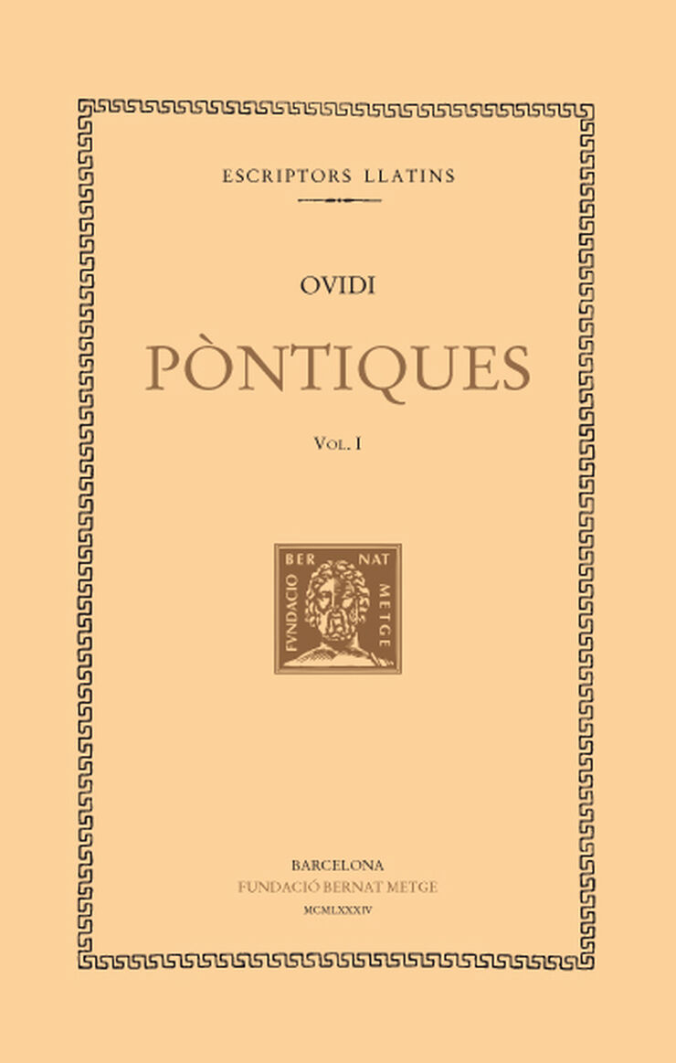 Pòntiques, vol. I