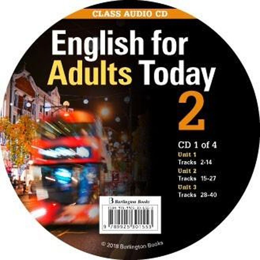 B.English for Adults Today 2 Class Audio Cd