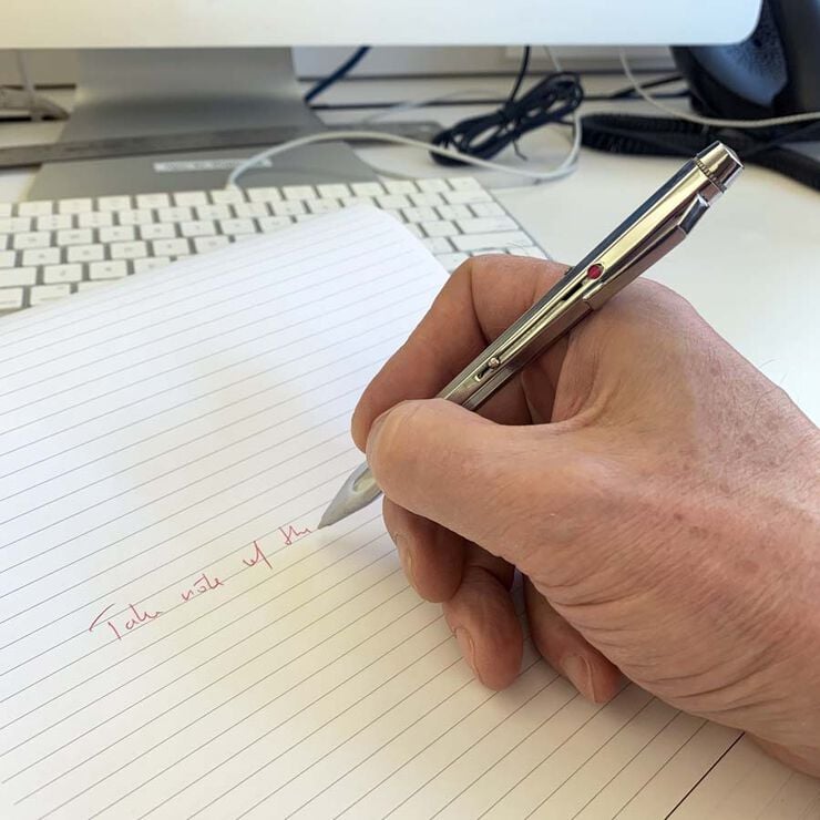 L&aacute;piz Infinito + bol&iacute;grafo 3 tintas Kikkerland