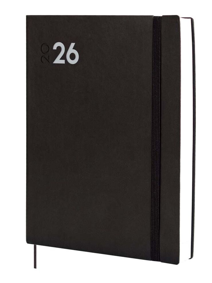 Agenda Finocam Mara Y12 día/pág cat 2026 negro