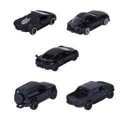 Pack regalo de 5 coches de juguete negros Simba