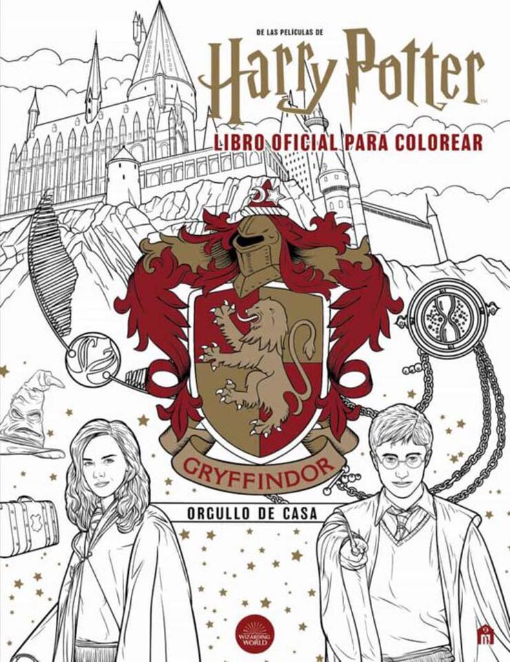 Harry Potter Gryffindor libro oficial para colorear