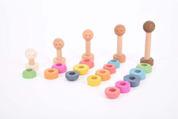 Figuras de madera Rainbow