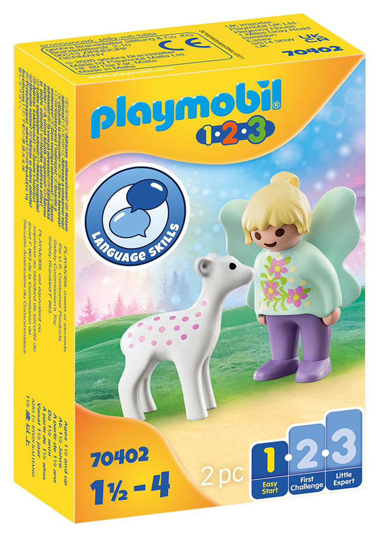 Playmobil 1.2.3 Hada con Cervatillo (70402)
