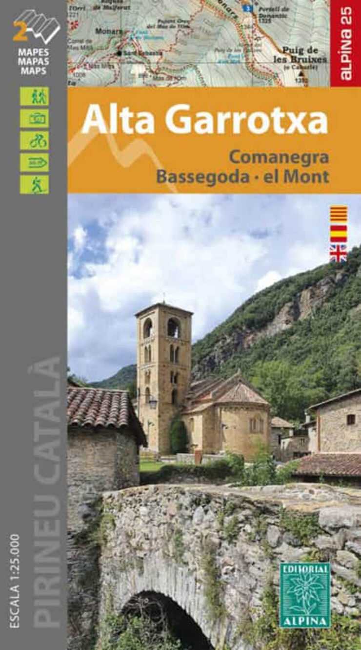 Alta Garrotxa [2 MAPES] 1:25.000