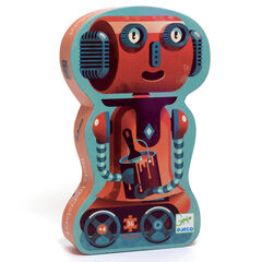 Puzle Silueta Bob the robot 36 piezas