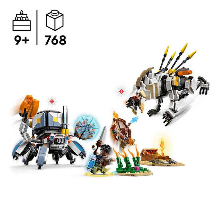 LEGO® Horizon Aloy y Varl vs. Cangrejo y Dientes Serrados 77037