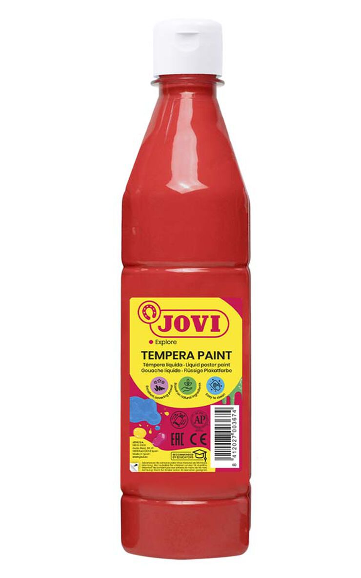 Tèmpera Jovi 500ml vermell