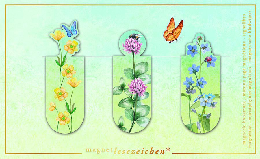 Punto de Libro magn&eacute;tico Flors 3u