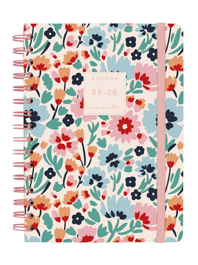 Agenda Finocam escolar Moniquilla E10 sem/vista cas 2025-26 dalia