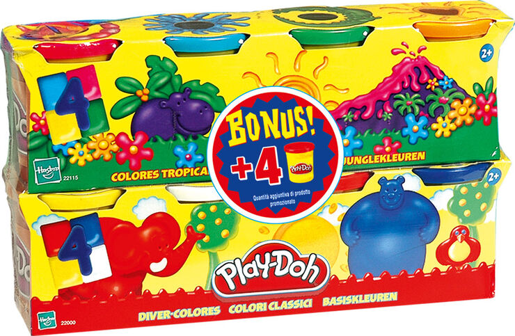 Play-Doh 4 + 4 Colors