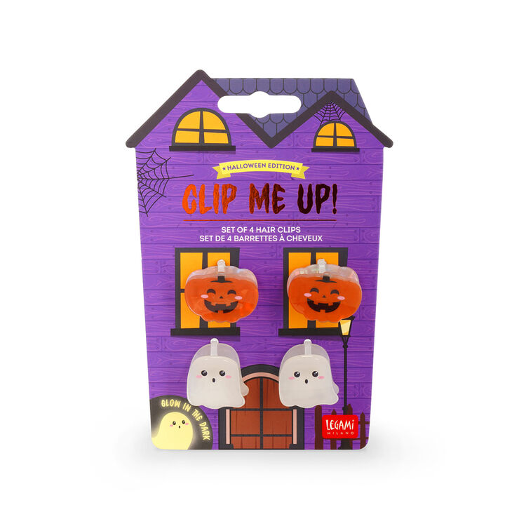 Pin&ccedil;a de cabell Legami Halloween 4 unitats