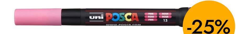 Rotulador Posca PCF-350 1-10mm rosa