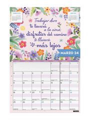 Calendario 16 Meses Finocam Frases Motivadoras 23-24 Cast