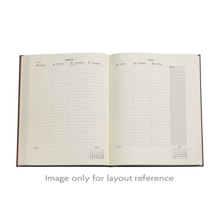 Agenda 18 meses Paperblanks Flexi Ultra sem/vista 2025-26 Hoja de Oro