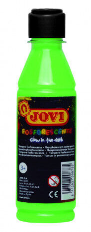 T&eacute;mpera fosforescente Jovi 250ml verde