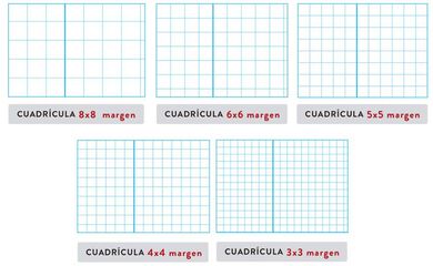 Recambio Papel Escolofi A4 4x4 margen 4 agujeros 100 hojas