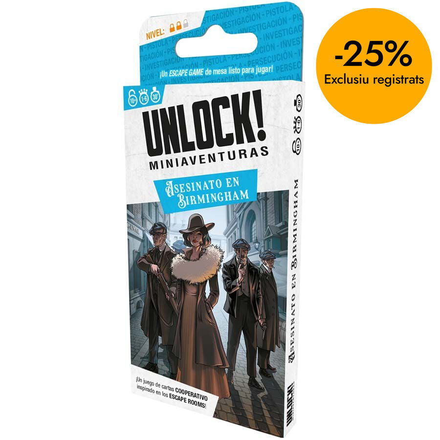 Unlock! Miniaventuras - Asesinato En Birmingham