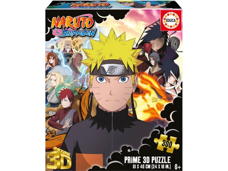 Puzle 300 piezas Efecto 3D Naruto