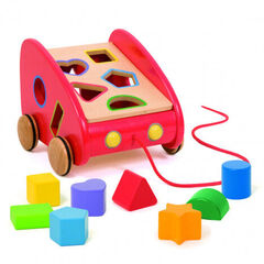 Coche de arrastre  con bloques de Encaje