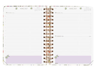 Agenda Finocam Moniquilla D&iacute;a P&aacute;gina 2027 Catal&aacute;n Verde