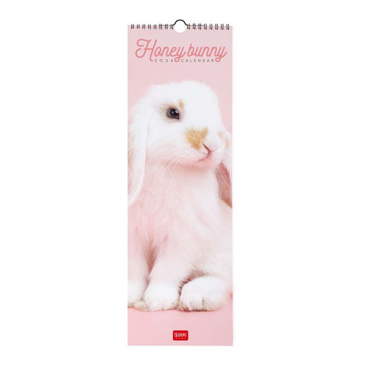 Calendari paret Legami 16X49 2024 Honey Bunny