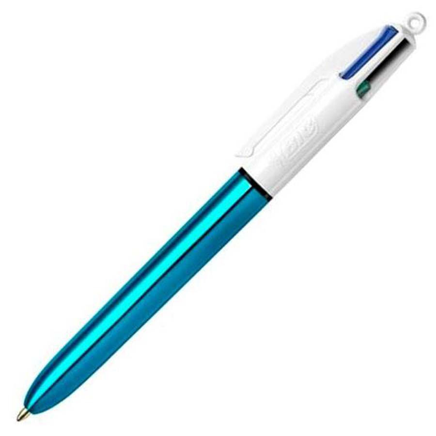 Bol&iacute;graf Bic 4 Colors Shine blau 12u