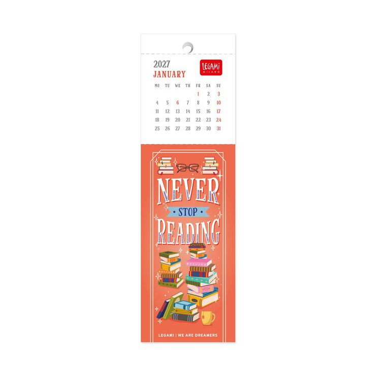 Calendario Legami Sobremesa Marca P&aacute;ginas Booklovers Multiling&uuml;e 2027
