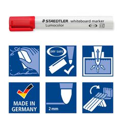 Retolador pissarra blanca Staedtler 2 mm 4 colores