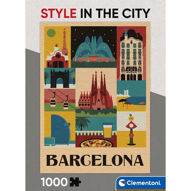Puzzle 1000 piezas Style In The City Barcelona