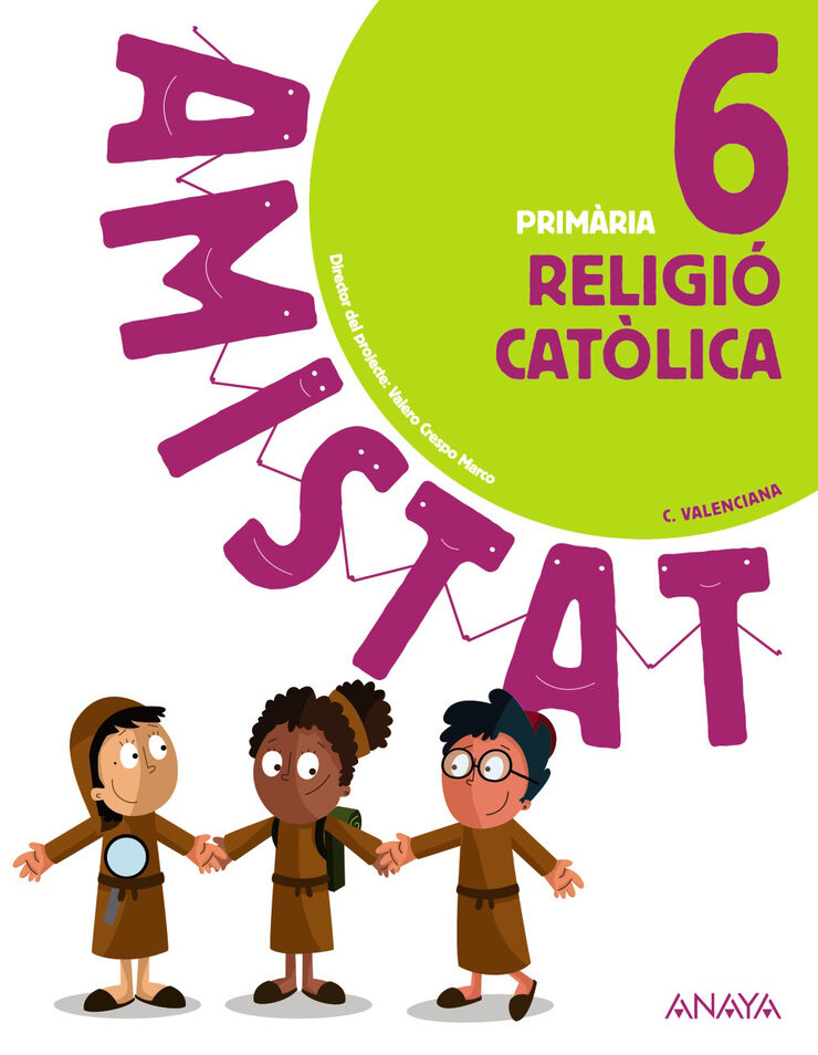 Religi Catlica/20 Primria 6 Anaya Text 9788469868270