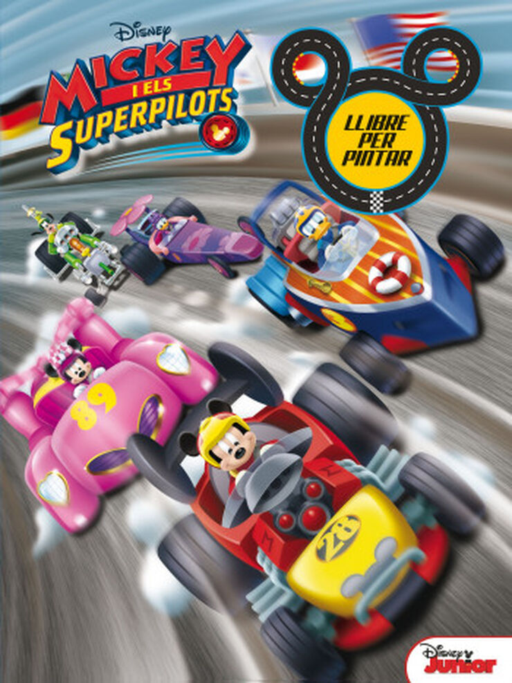 Mickey i els Superpilots. Llibre per pin