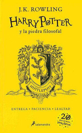 Harry Potter y la piedra filosofal - Hufflepuff del 20&ordm; aniversario