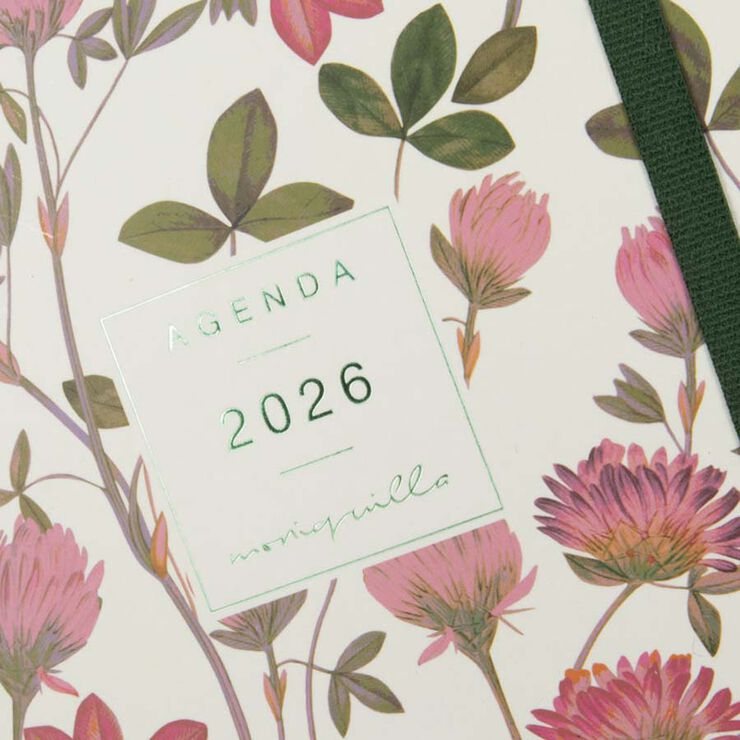 Agenda Finocam Moniquilla E10 setm/vista horitzontal cas 2026 Rosella