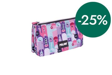 Estuche 5 compartimentos Milan Especial Aliens2