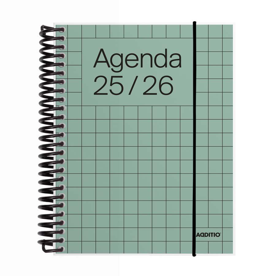 Agenda escolar Universal d&iacute;a/p&aacute;g 2025-26 Additio castellano