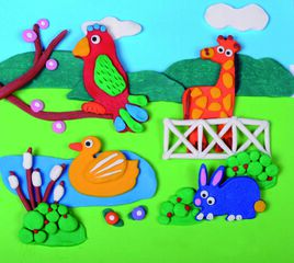 Bagul Pasta modelar Jovi Soft Dought Zoo