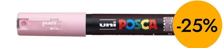 Retolador Posca PC-1M 0,7mm rosa clar