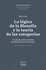La l&oacute;gica de la filosof&iacute;a y la teor&iacute;a de las categor&iacute;as