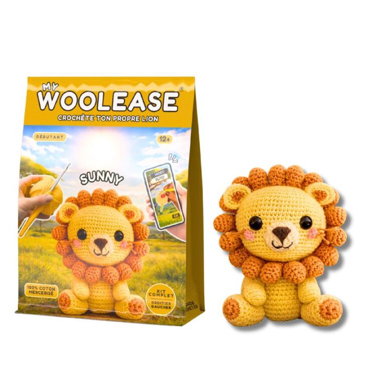 Kit de ganxet per a principiants My Woolease Lle&oacute;
