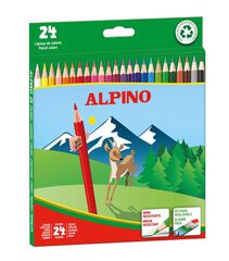 L&aacute;pices de colores Alpino 24 colores