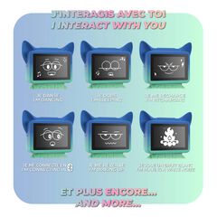 Altavoz Reloj Mob azul