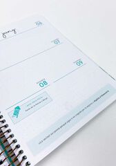 Agenda A5 Animosa sem/vista catalán 2025 Capitana de mi destino