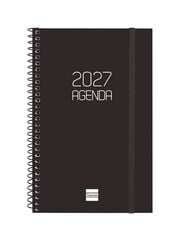 Agenda Finocam Opaque Setmana Vista Horitzontal 2027 Castell&agrave; Negre