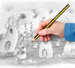Llapis grafit Staedtler Noris Club Jumbo HB 2u
