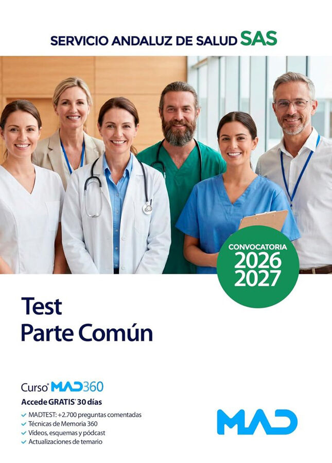 Test parte com&uacute;n del Servicio Andaluz de Salud