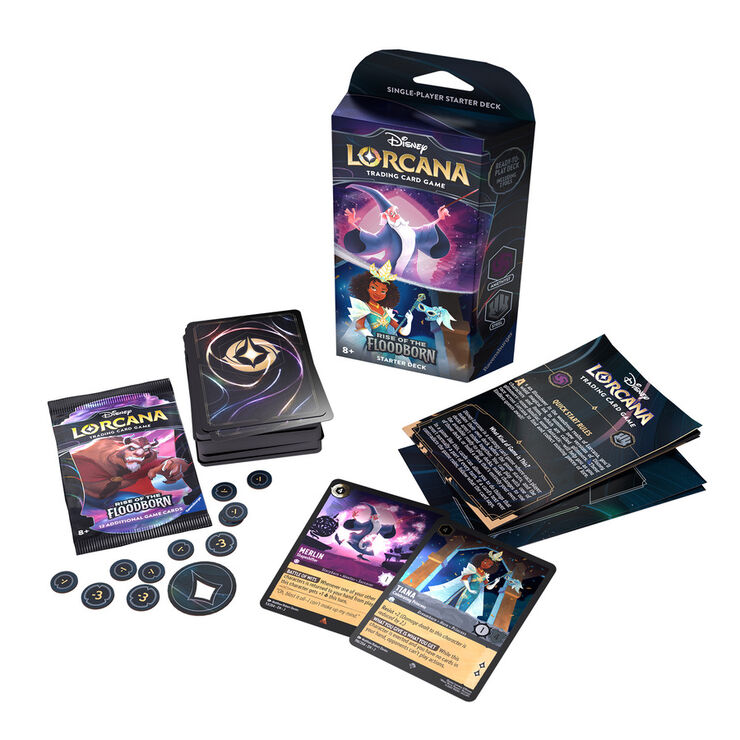 Disney Lorcana: Rise of the Floodborn Starter Deck B - Amethyst & Steel