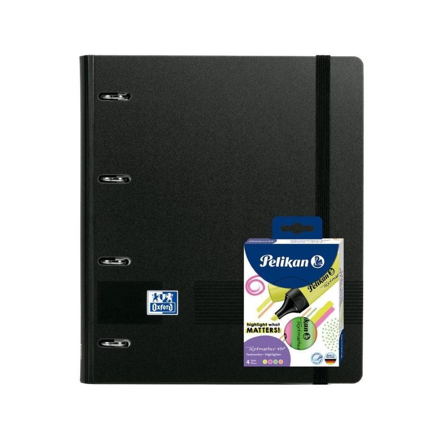 Pack Carpebloc Oxford + Marcador Fluorescente